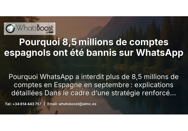 Pourquoi 8,5 millions de comptes espagnols ont été bannis sur WhatsApp