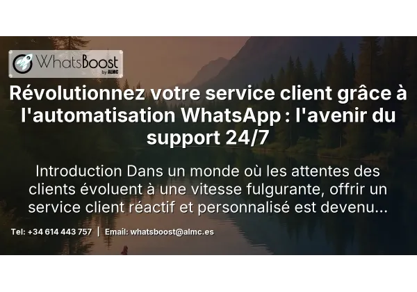Automatisation WhatsApp : révolutionnez votre service client en Catalogne