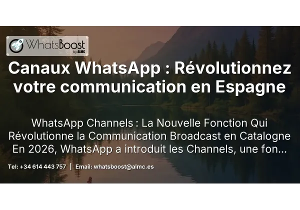 Canaux WhatsApp : Révolutionnez votre communication en Espagne
