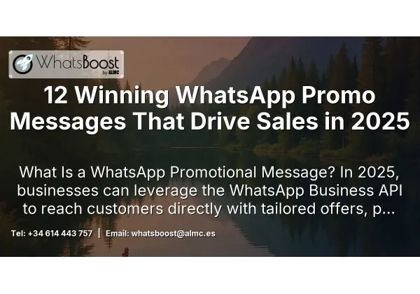 12 Winning WhatsApp Promo Messages That Drive Sales in 2025