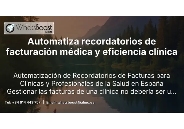 Automatiza recordatorios de facturación médica y eficiencia clínica