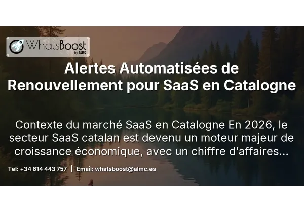 Alertes Automatisées de Renouvellement pour SaaS en Catalogne
