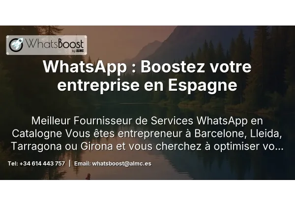 WhatsApp : Boostez votre entreprise en Espagne
