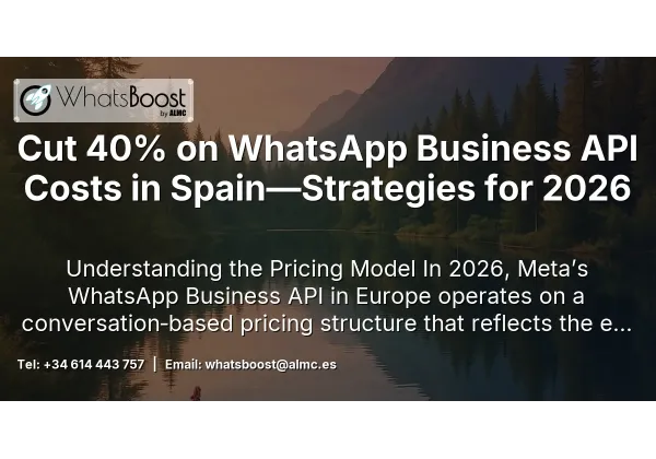Cut 40% on WhatsApp Business API Costs in Spain—Strategies for 2026