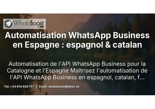 Automatisation WhatsApp Business en Espagne : espagnol & catalan