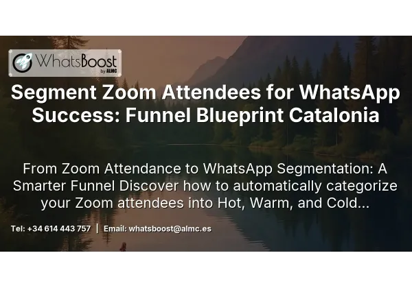 Segment Zoom Attendees for WhatsApp Success: Funnel Blueprint Catalonia