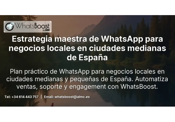 Estrategia WhatsApp para negocios locales en Cataluña: guía práctica