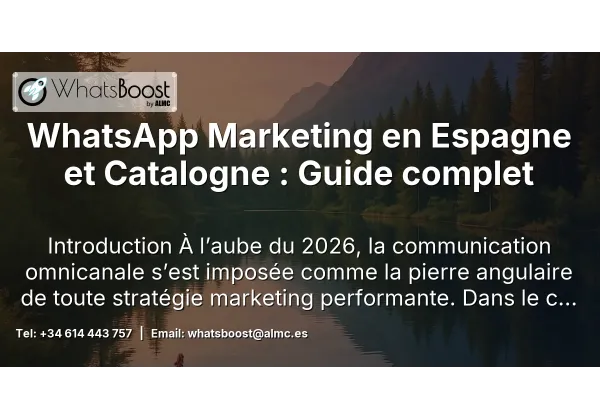 WhatsApp Marketing en Espagne et Catalogne : Guide complet