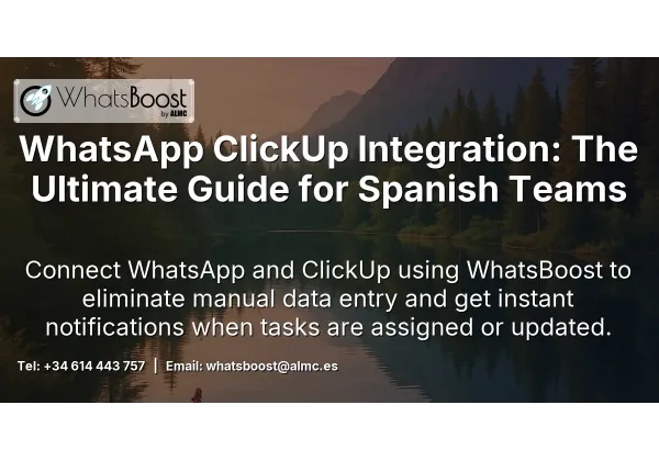 WhatsApp + ClickUp Integration: Boost Team Productivity in Catalonia