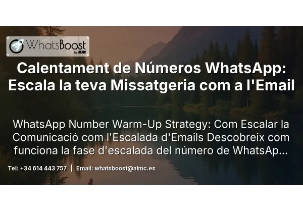 Calentament de Números WhatsApp: Escala la teva Missatgeria com a l'Email