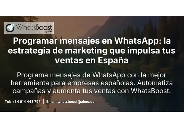 Cómo programar mensajes de WhatsApp para tu negocio en Cataluña