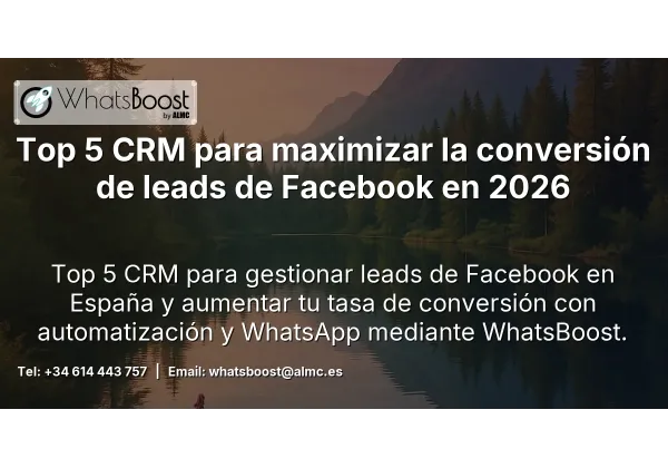 Los 5 mejores CRM para leads de Facebook en 2026 (guía España)