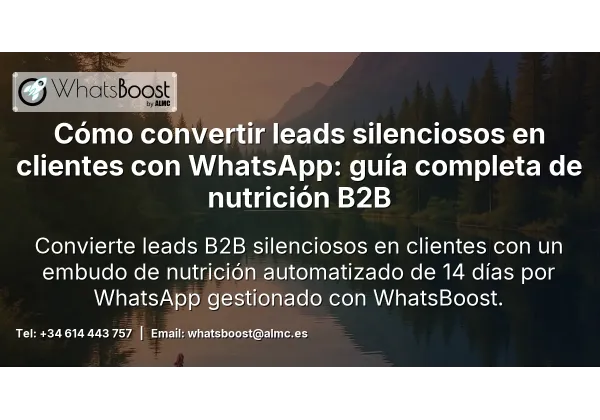 Convierte leads silenciosos en clientes con WhatsApp automatizado