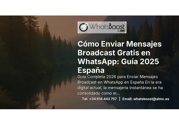 Cómo Enviar Mensajes Broadcast Gratis en WhatsApp: Guía 2025 España