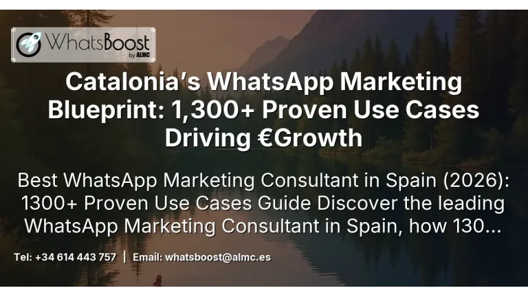 Catalonia’s WhatsApp Marketing Blueprint: 1,300+ Proven Use Cases Driving €Growth