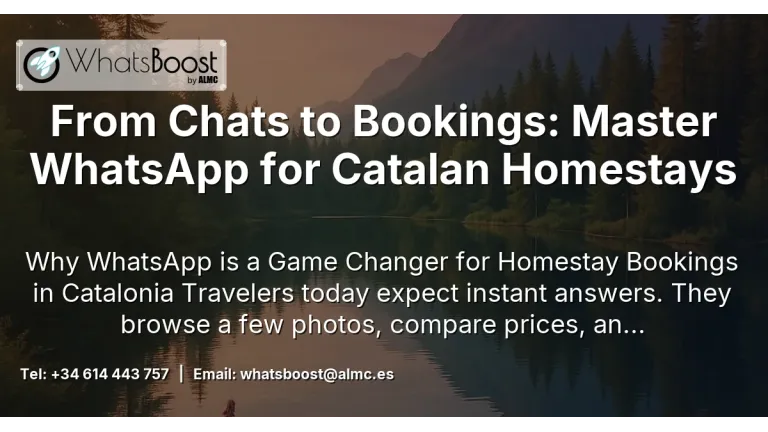 From Chats to Bookings: Master WhatsApp for Catalan Homestays