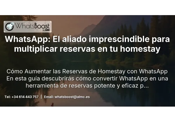 WhatsApp: El aliado imprescindible para multiplicar reservas en tu homestay