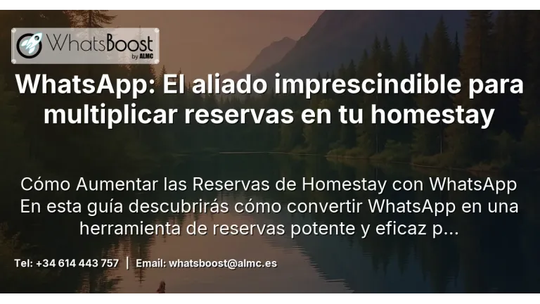 WhatsApp: El aliado imprescindible para multiplicar reservas en tu homestay