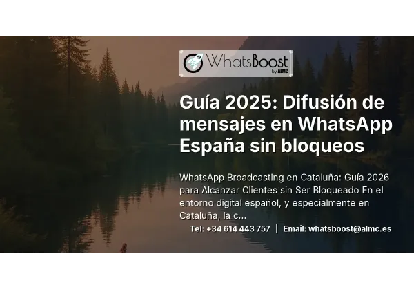 Guía 2025: Difusión de mensajes en WhatsApp España sin bloqueos