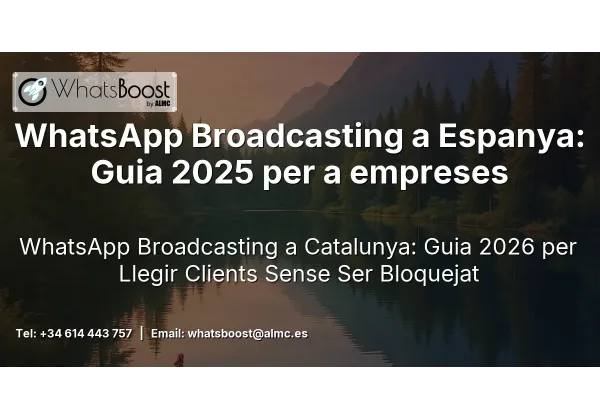 WhatsApp Broadcasting a Espanya: Guia 2025 per a empreses