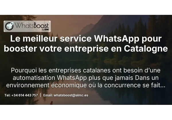 Le meilleur service WhatsApp pour booster votre entreprise en Catalogne