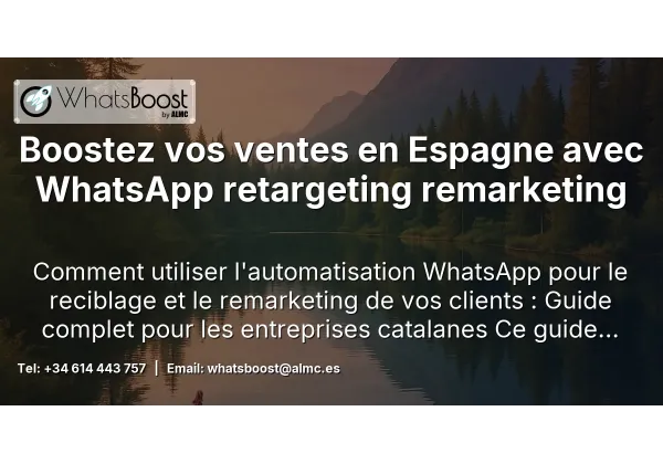 Boostez vos ventes en Espagne avec WhatsApp retargeting remarketing