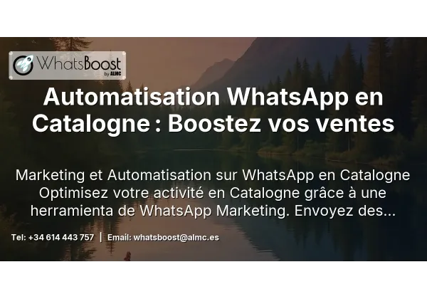 Automatisation WhatsApp en Catalogne : Boostez vos ventes