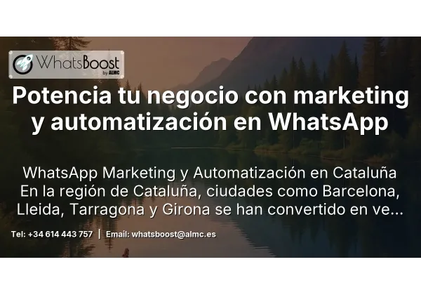 Potencia tu negocio con marketing y automatización en WhatsApp