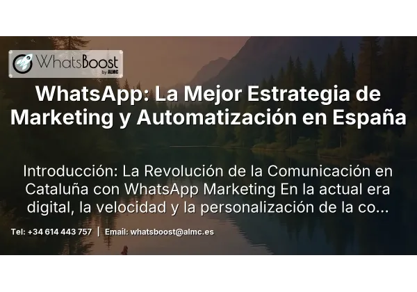 Marketing y Automatización en WhatsApp para Empresas en Cataluña
