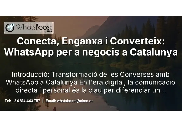 Conecta, Enganxa i Converteix: WhatsApp per a negocis a Catalunya
