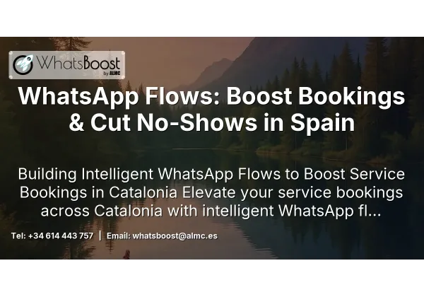 WhatsApp Flows: Boost Bookings & Cut No‑Shows in Spain