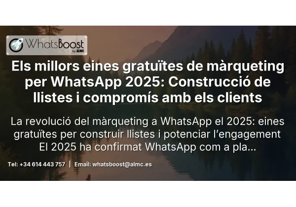 Els millors eines gratuïtes de màrqueting per WhatsApp 2025: Construcció de llistes i compromís amb els clients