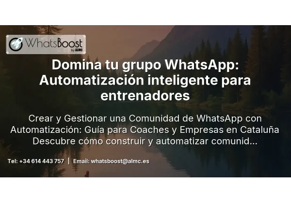 Domina tu grupo WhatsApp: Automatización inteligente para entrenadores