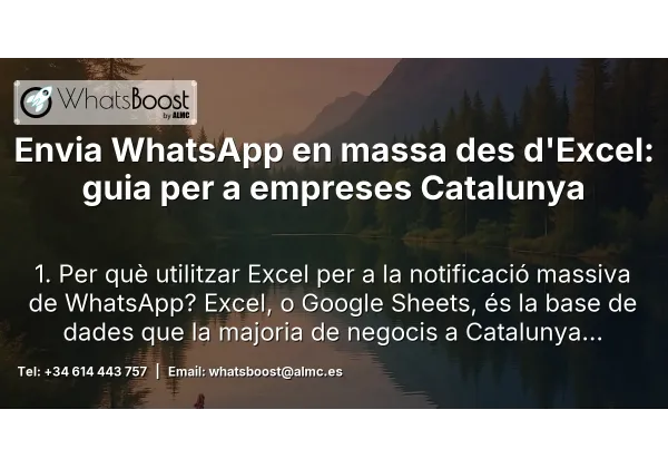 Envia WhatsApp en massa des d'Excel: guia per a empreses Catalunya