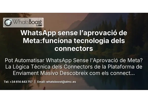 WhatsApp sense l’aprovació de Meta:funciona tecnologia dels connectors