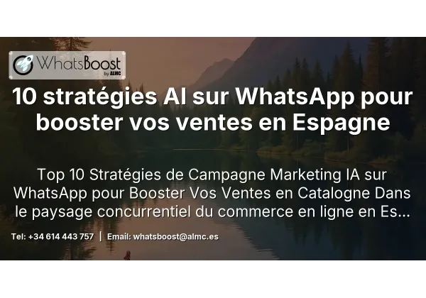 10 stratégies AI sur WhatsApp pour booster vos ventes en Espagne