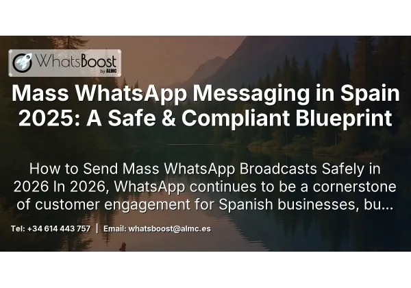 Mass WhatsApp Messaging in Spain 2025: A Safe & Compliant Blueprint