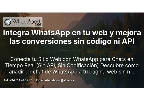 Integra WhatsApp en tu web y mejora las conversiones sin código ni API
