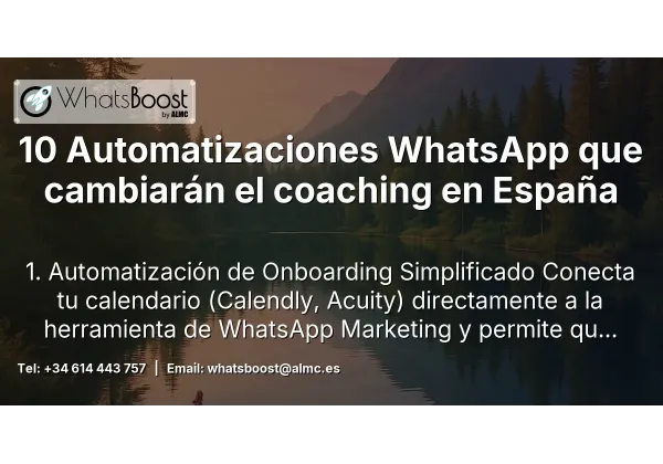 10 Automatizaciones WhatsApp que cambiarán el coaching en España