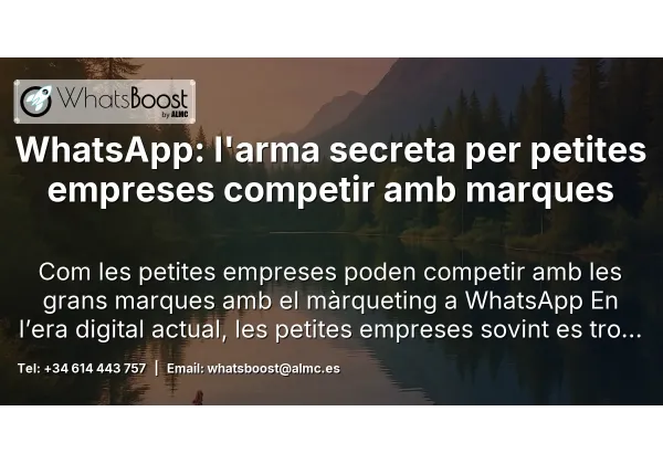 WhatsApp: l'arma secreta per petites empreses competir amb marques