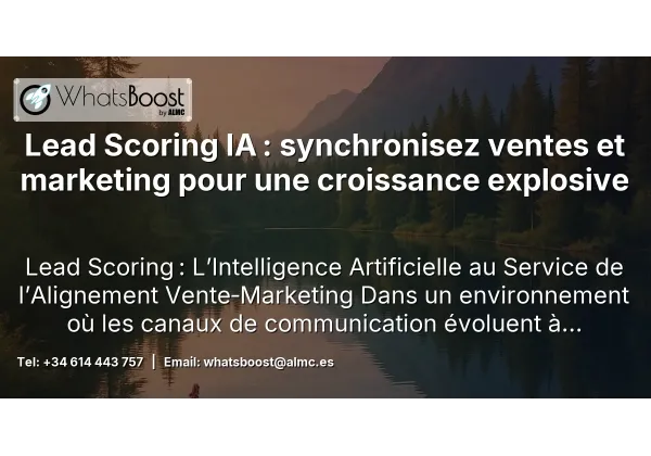 Lead Scoring IA : synchronisez ventes et marketing pour une croissance explosive