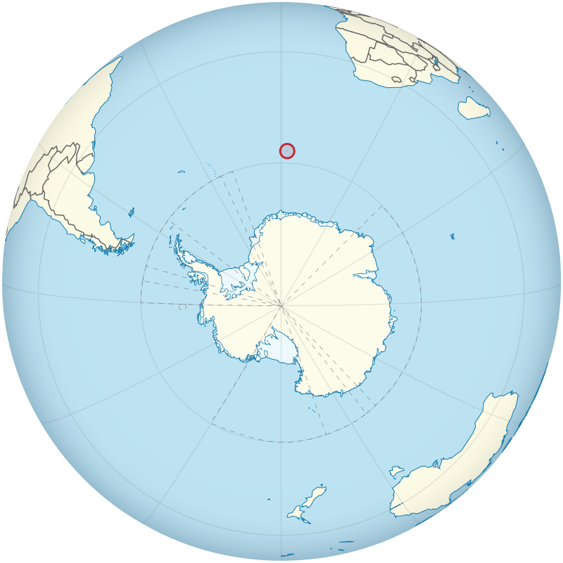 Mapa de Bouvet Island