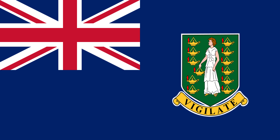 Mapa de British Virgin Islands