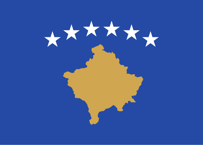 Mapa de Kosovo