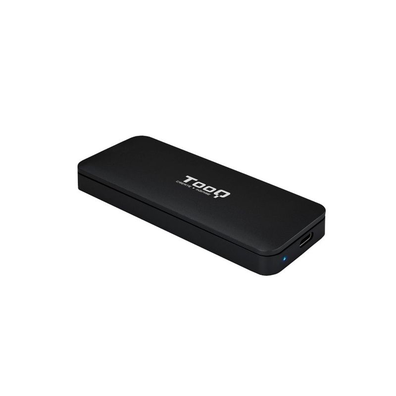 Caixa externa TooQ TQE-2280B per a SSD M.2 NVMe USB-C alumini