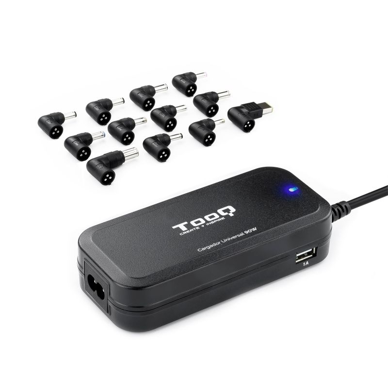 TooQ TQLC-90BS02AT Universal Laptop Charger 90W Black