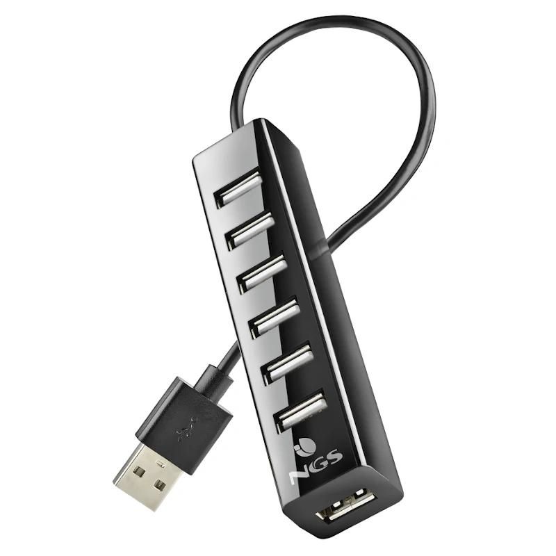NGS IHUB7TINY USB 2.0 Hub 7 Ports with Power Adapter
