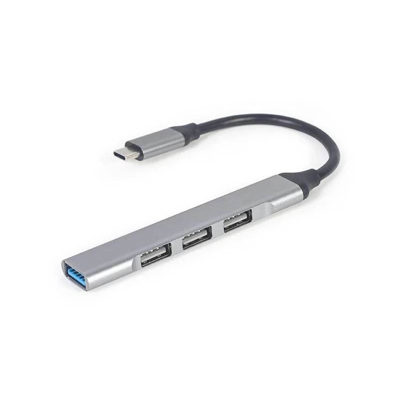 USB hub GEMBIRD Hub USB-C 4P, USB 3.0 x 1 + USB 2.0 x 3