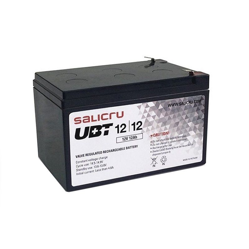 Bateria Salicru UBT 12V 12Ah per a SAI Cube
