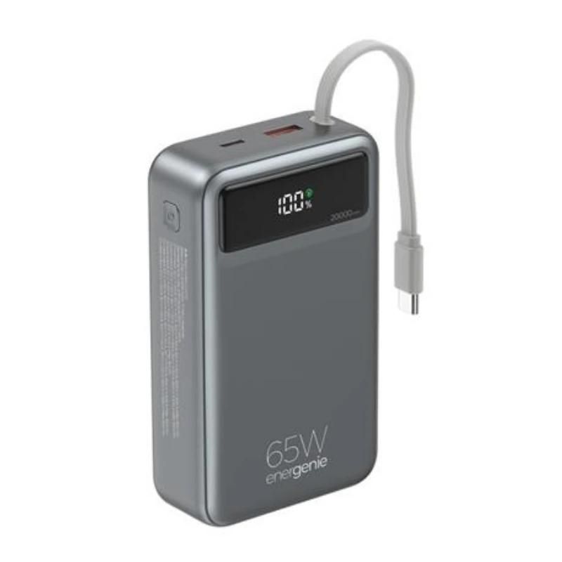 Bateria externa Gembird PB20-PD65-LCD-01 20000 mAh 65 W